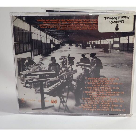 Mint Condition – Definition of a Band CD 1996 R&B Funk Soul Album A&M Records - Picture 3 of 4